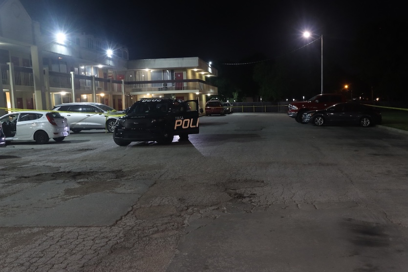 Tulsa Police investigate deadly overnight shooting outside Trade Winds Central Inn on Skelly Drive