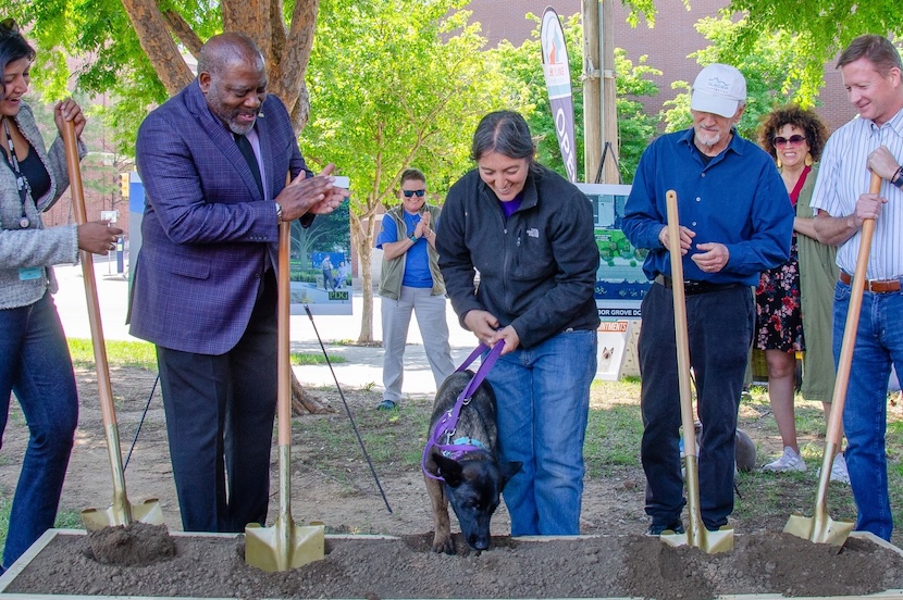 Downtown Tulsa celebrates groundbreaking for new Brush Arbor Grove Dog Park in Arts District